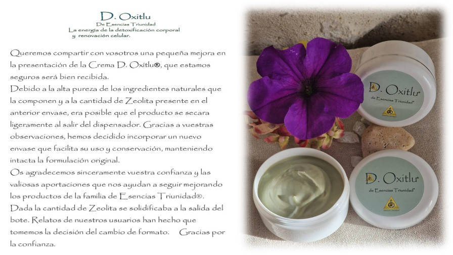 Nuevo envase de la Crema Oxítlu®
