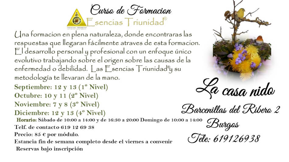 Formación Esencias Triunidad® en La Casa Nido